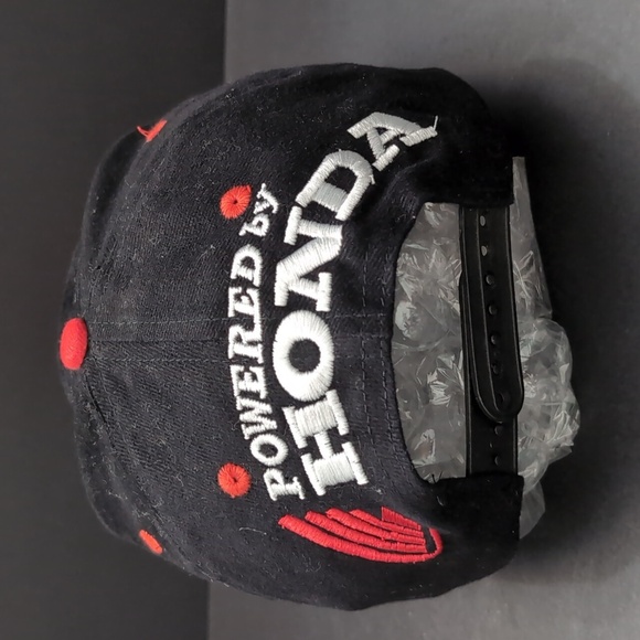 Time Design Inc, Powered By Honda Men's Black/Red Snapback Hat. - Picture 4 of 6